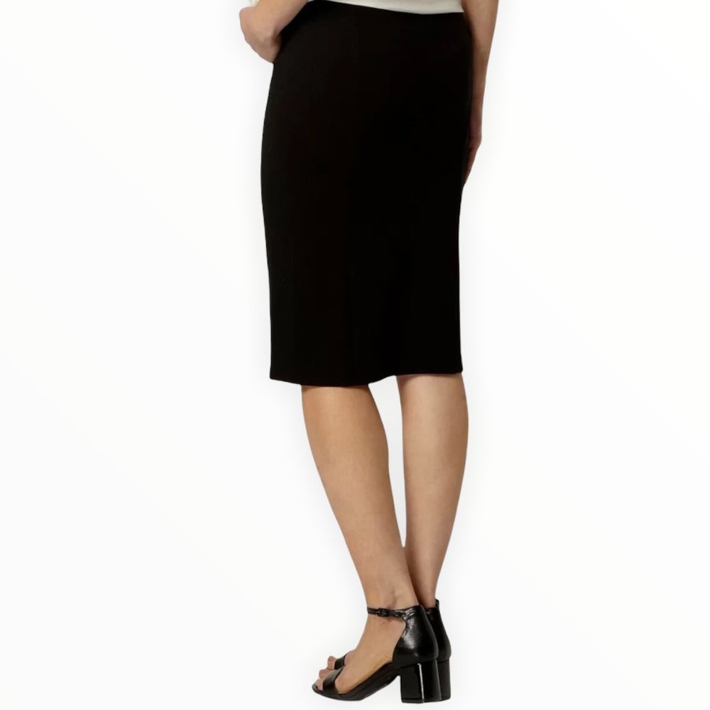 Apostrophe Essentials Black Knee-Length Pencil Skirt | Sz 10